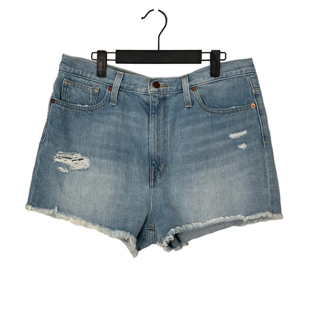 Madewell The Mom Jean Short‎ Cutoff Hem Size 31